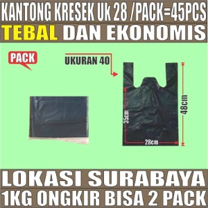 Kantong Kresek uk 28 Plastik Hdpe Tebal PACK