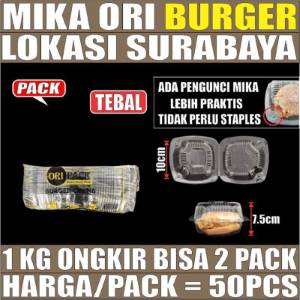 Mika Burger Pack 50pcs