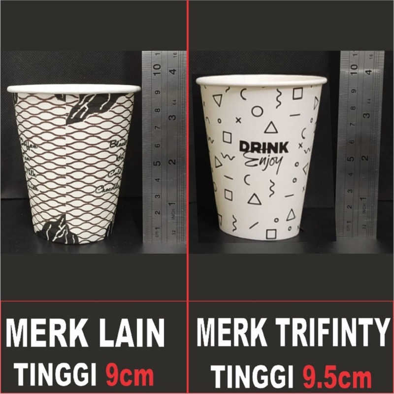 Paper Cup Oz Drink Dus Pcs Ml Hanya Body