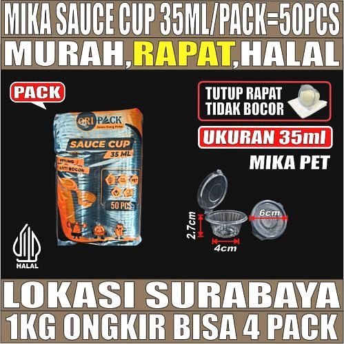 Mika Saus Cup 35ml Pack 50pcs