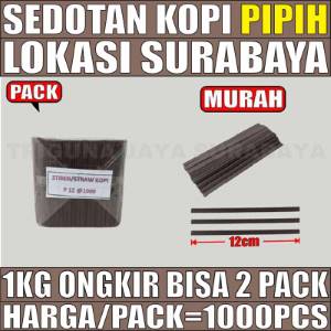 Sedotan Kopi Pack Pipih 1000pcs