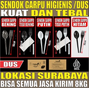 VARIAN Sendok Garpu Spork Tebal 3,3gr