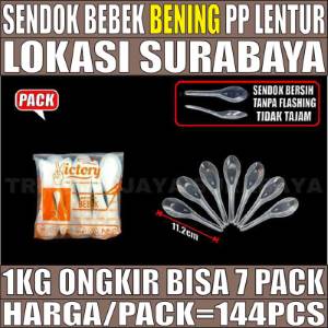 Sendok Bebek Bening Pack 144pcs Victory vct