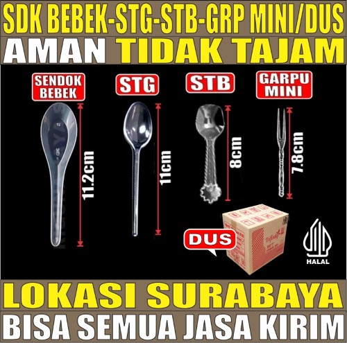 VARIAN Sendok Bebek Teh Stg Jelly Stb Garpu Mini