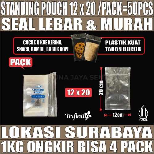 Standing Pouch uk 12x20 PACK