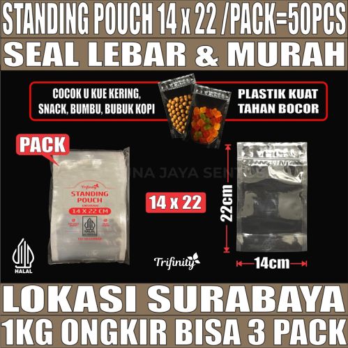 Standing Pouch uk 14x22 PACK