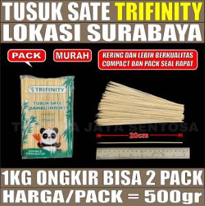 Tusuk Sate Bambu Pack Panda TRIFINITY 500gram