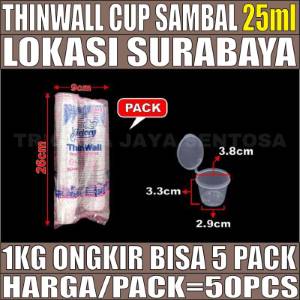 Thinwall Cup 25ml Pack 50pcs Victory