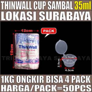 Thinwall Cup 35ml Pack 50pcs Victory