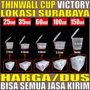 VARIAN Thinwall Cup Tebal 7.2gr