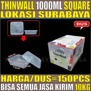 Thinwall SQ 1000ml Dus 150pcs Victory Tebal 31.5gr vct