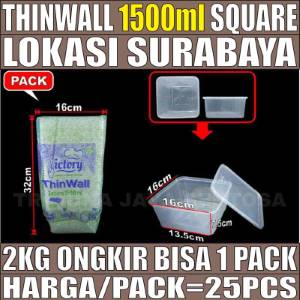 Thinwall SQ 1500ml Pack 25pcs Victory
