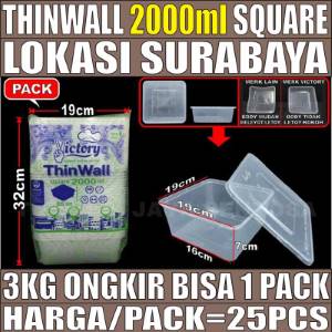 Thinwall SQ 2000ml Pack 25pcs Victory