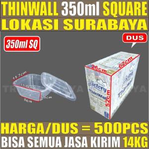 Thinwall SQ 350ml Dus 500pcs Victory Tebal 16.5gr vct