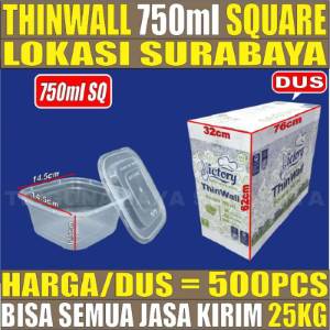 Thinwall SQ 750ml Dus 500pcs Victory Tebal 27.4gr vct