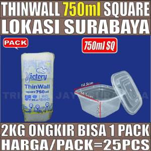 Thinwall SQ 750ml Pack 50pcs Victory
