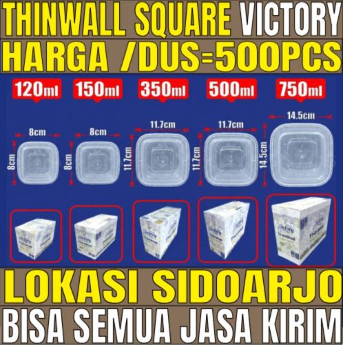 VARIAN Thinwall SQ Square Kecil