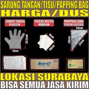 VARIAN Tisu n Sarung Tangan n Plastik Segitiga