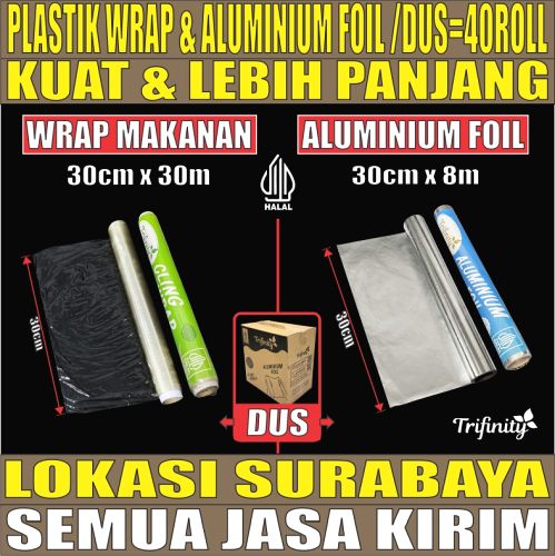 VARIAN Wrapping n Aluminium Foil Makanan